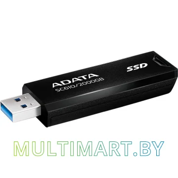 Внешний накопитель ADATA SC610 2TB (SC610-2000G-CBK/RD) картинка 5